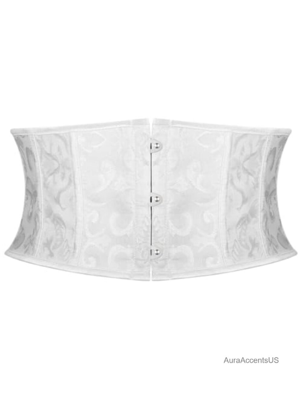 Satin Floral Corset Waist Belt Lace Up Wide Waistband Waspie Belt for Wedding